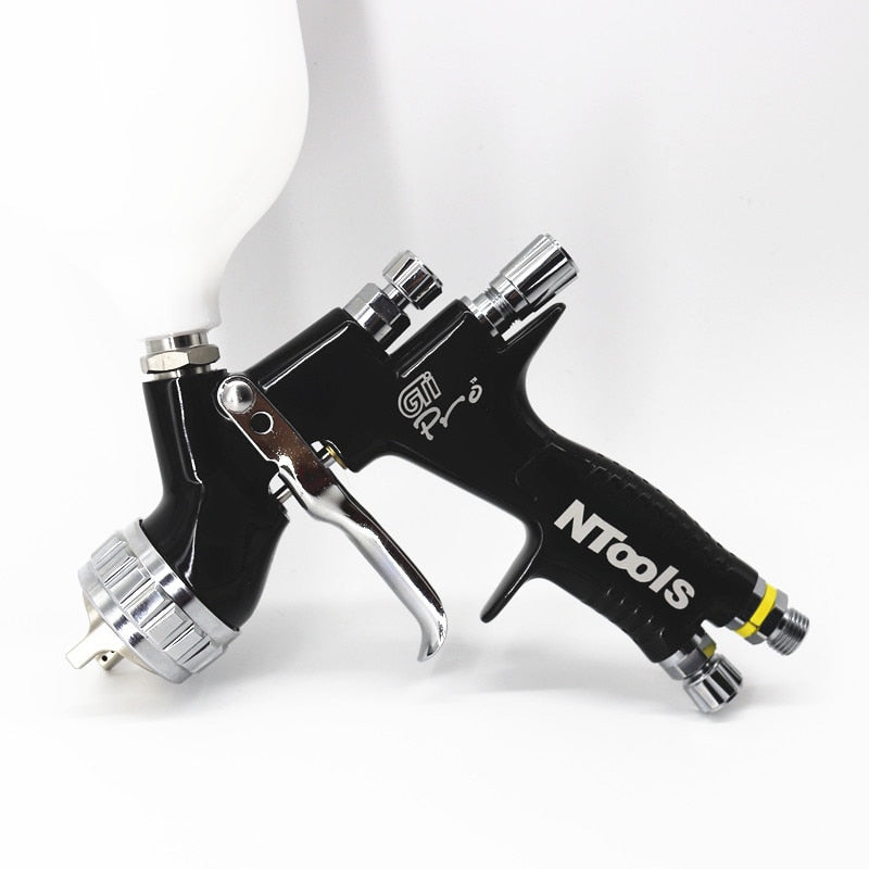 High Quality Spray Gun Ntools GTI Pro Painting Gun TE20/T110 1.3/1.8mm Nozzle Paint Gun Water Based Air Spray Gun Airbrush