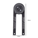 Woodworking Scale Mitre Saw Protractor Angle Level with Marking Pencil Carpenter Angle Finder Measuring Ruler Meter Gauge Tools