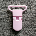5pcs 25mm Plastic Baby Pacifier Chain Transparent Pacifier Clips Soother Holder For Baby Pacifier Nipples Holder Round Clamp