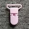 5pcs 25mm Plastic Baby Pacifier Chain Transparent Pacifier Clips Soother Holder For Baby Pacifier Nipples Holder Round Clamp