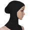 New Fashion Muslim Underscarf Women Veil Hijab Islamic Soft Cotton Solid Color Elastic Comfortable Breathable Casual Turbans