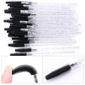 Disposable Silicone Gel Eyelash Brush Comb Mascara Wands Eye Lashes Extension Tool Professional Beauty Makeup Tool For Women