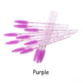 Disposable Eyelash Brush 25/50 Pcs Crystal Eye Brush Diamond Handle Mini Mascara Wands Brush Eyelash Extension Makeup Brush Set