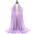 72*175cm Hijab Chiffon 2021 Maxi Big Size Scarf For Muslim Women Headscarf Ladies Headwraps Pashmina Hijab Muslim Fashion Islam