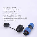 SP13 IP68 waterproof connector male plug &amp; female socket 1/2/3/4/5/6/7/9 pin panel Mount wire cable connector aviation plug