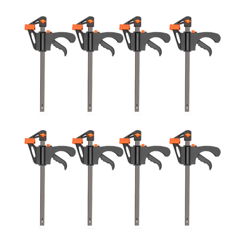 DTBD 4 Inch 2/3/4/5/10Pcs Woodworking Work Bar F Clamp Clip Set Hard Quick Ratchet Release DIY Carpentry Hand Tool Gadget