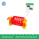 Blocks Amusement Park Accessory Slide Ladder Swing Seesaw Carousel Big Large-particle City Building Children&