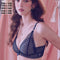 DERUILADY Sexy Lace Front Closure Bras For Women Underwear Seamless Push Up Bra Lingerie Plus Size Wireless Backless Bralette