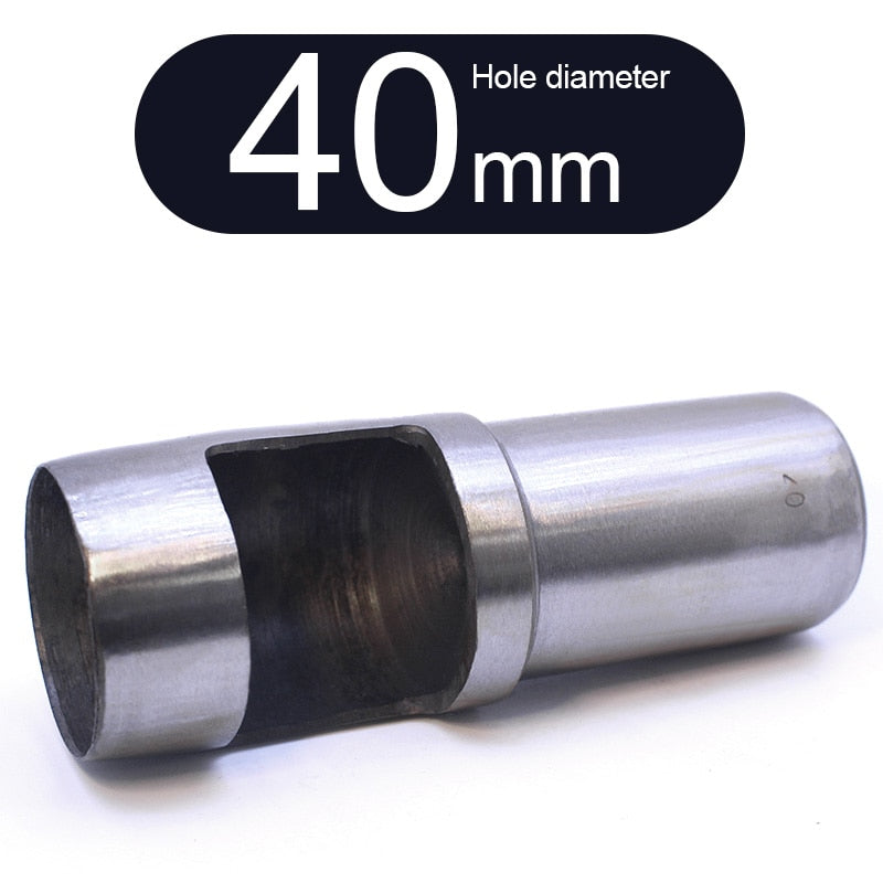 Round Punch Hollow Punch Steel Chisel Leather Puncher Cutting Tool for Belts, Metal Gaskets, Leather, Canvas (0.5mm To 60mm)
