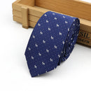 61 Colors Jacquard Striped Plaid Paisley Necktie 6cm Polyester Male Narrow Tie Skinny Tuxedo Suit Shirt Gift For Men Accessory