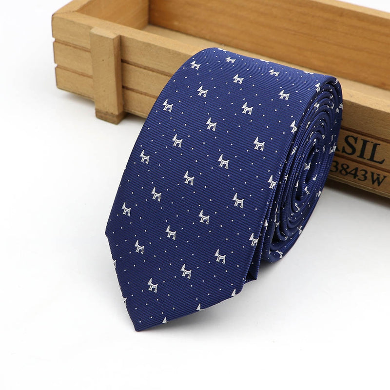 61 Colors Jacquard Striped Plaid Paisley Necktie 6cm Polyester Male Narrow Tie Skinny Tuxedo Suit Shirt Gift For Men Accessory