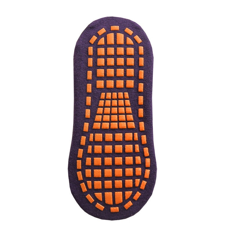 Kids adults Anti-Slip Sock trampoline Sock Cotton Breathable Short Socks Elasticity Sport Boy Girl  Outside Child Socks