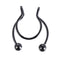 Stainless Steel Fake Piercing Nose Ring for Women Men Magnetic Septum Piercing Nose Cuff Punk Hip Hop Fake Body Jewelry Ear clip