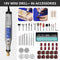 HILDA 18V Engraving Pen Mini Drill Rotary tool With Grinding Accessories Set Multifunction Mini Engraving Pen
