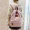 Fashion Girl College School Bag Casual New Simple Women Backpack Striped Book Packbags for Teenage Travel Shoulder Bag Rucksack