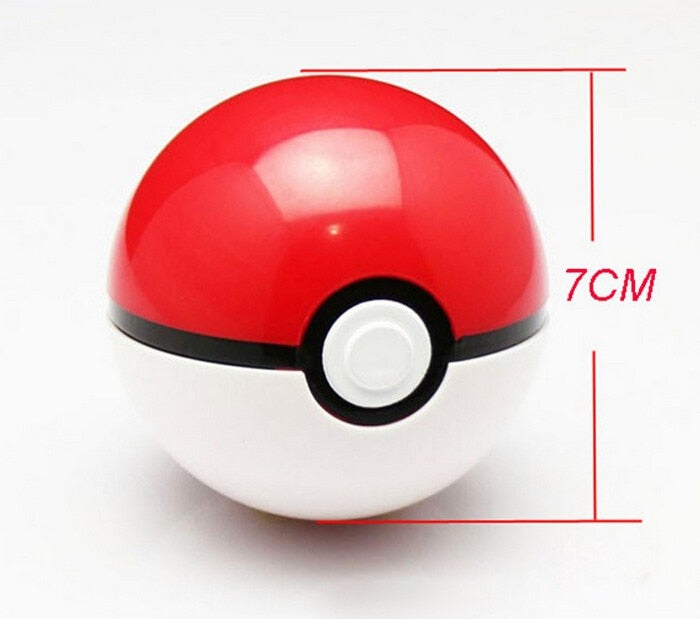 1Pc Pokeball + 1pc Free Random Figures Inside 1:1 Anime Action &amp; Toy Figures Christmas Gift for Children