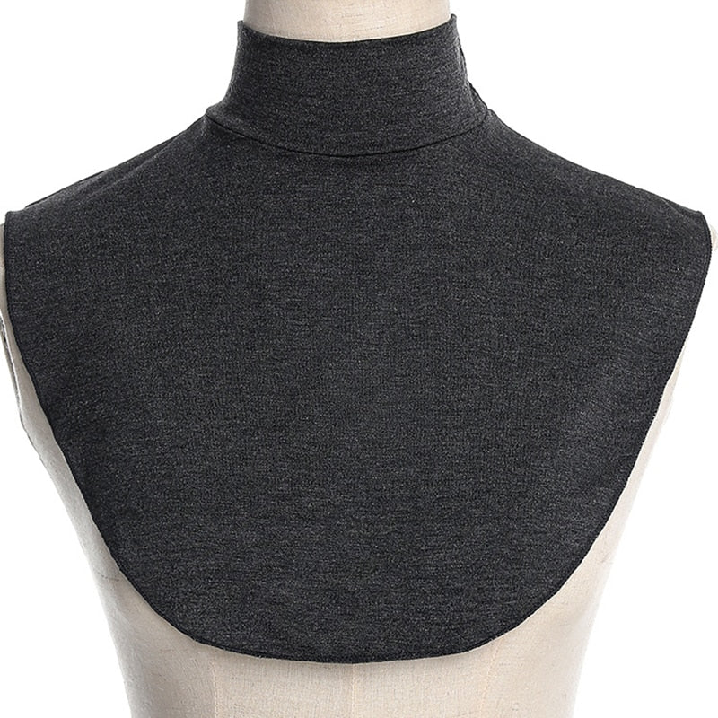Neck Cover Fake Collar Women Cotton Jersey Hijab Ramadan Muslim Fashion Inner Cap Turban Islam Clothing Modal Turtleneck