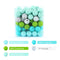 12mm 20pcs Silicone Baby Beads Round Teether Teething Beads DIY Pacifier Chain Necklace Pendant Toys BPA Free Baby Accessories