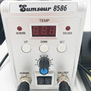 Soldering Station 8586 760W 2 in 1 Digital Display SMD Rework Hot Air Gun Solder Iron 220V ESD Welding Desoldering Repair Tools