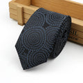 61 Colors Jacquard Striped Plaid Paisley Necktie 6cm Polyester Male Narrow Tie Skinny Tuxedo Suit Shirt Gift For Men Accessory