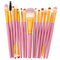 FJER 6PCS-20PCs Makeup Brush Set Cosmetict Makeup For Face Make Up Tools Women Beauty Professional Foundation Blush Eyeshadow