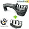 Knife Sharpener 4 in 1 Diamond Coated&amp;Fine Rod Knife Shears and Scissors Sharpening stone System Stainless Steel Blades