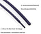 5 METER/LOT BLACK 1mm 1.5mm 2mm 2.5mm 3mm 3.5mm 4mm 5mm 6mm Heat Shrink Tubing Tube