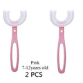 Baby Toothbrush Children 360 Degree U-shaped Child Toothbrush Teethers Baby Brush Silicone Kids Teeth Oral Care Cleaning