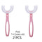 Baby Toothbrush Children 360 Degree U-shaped Child Toothbrush Teethers Baby Brush Silicone Kids Teeth Oral Care Cleaning