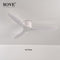 SOVE Modern Black White Low Floor DC Motor 30W Ceiling Fans With Remote Control Simple Ceiling Fan Without Light Home Fan 220V