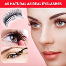 Reusable Self-Adhesive Eyelashes Natural Multiple reversible glue-free self-adhesive pairs of false eyelashes Dropshipping