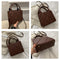2022 New Spring Women Shoulder Bag Trendy Plaid Pu Leather Crossbody Bags Fashion Ladies Handbags Brand Designer Top Handle Bag