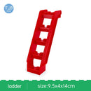 Blocks Amusement Park Accessory Slide Ladder Swing Seesaw Carousel Big Large-particle City Building Children&