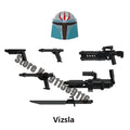 WM6094 Building Blocks WM916-A Paz XP400 PG640 PG641 PG642 X1533 Vizla Bo-Katan Sabine Wren Bricks Figure