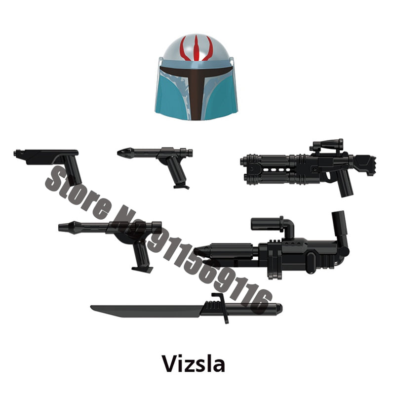 WM6094 Building Blocks WM916-A Paz XP400 PG640 PG641 PG642 X1533 Vizla Bo-Katan Sabine Wren Bricks Figure