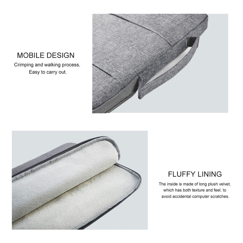 Laptop Bag For MacBook Air Pro Lenovo HP Samsung ASUS Acer Xiaomi HUAWEI 13 15.6 16 inch Waterproof Notebook Sleeve Case Cover