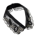 Fashion White Black Lace Fake Collar Blouse Vintage Detachable Shirt False Collar Lapel Blouse Top Women Clothes Accessories