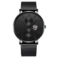 reloj hombre 2022 Mens Fashion Ultra-thin Watches Men Business Casual Stainless Steel Mesh Belt Quartz Watch relogio masculino