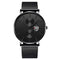reloj hombre 2022 Mens Fashion Ultra-thin Watches Men Business Casual Stainless Steel Mesh Belt Quartz Watch relogio masculino