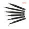 Tweezers For Soldering Professional Eyebrow Tweezers Set Eyelashes Tongs Extension Stickers Soldering Antistatic Repair Tools