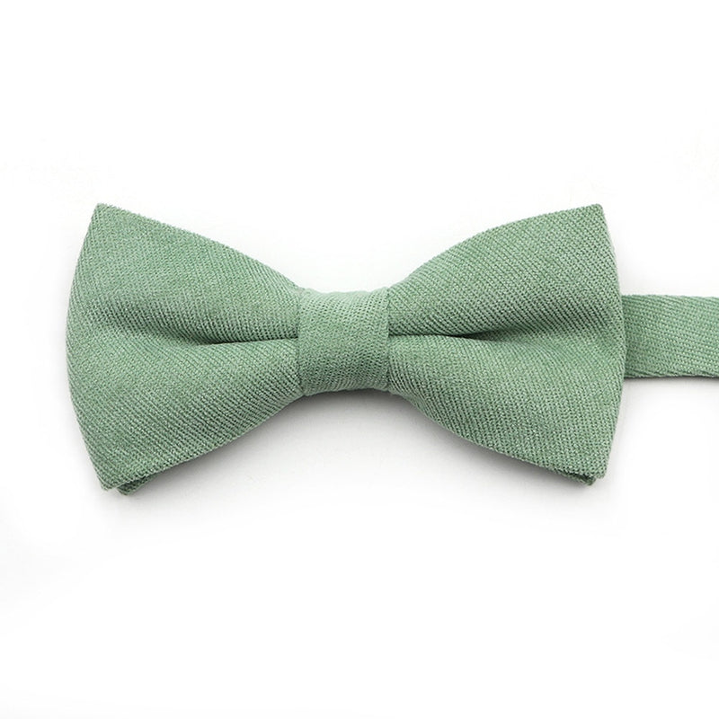 NEW Macarons Solid Color Men Bow Tie Super Soft Suede Classic Shirts Bowtie Bowknot Adult Child Butterfly Cravats For Wedding