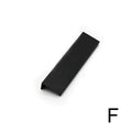 Home Furniture Cabinet Drawer Handle Knobs Steel Wardrobe Door Hidden Handles Simple Style