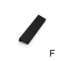 Home Furniture Cabinet Drawer Handle Knobs Steel Wardrobe Door Hidden Handles Simple Style