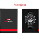 KAT-WACH Watch Male 2022 Sports Digital Watches Men Waterproof Steel Military Quartz Watch For Men Wristwatch Relogio Masculino