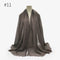 180X95CM Women Classic Muslim Crinkle Hijab Scarf Soft Cotton Head Scarves Turban Shawls Wraps Islamic Headband Femme Musulman