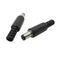 10Pcs (5Pair) 12V 3A 5.5x2.1mm DC Power Male Plugs Connector DC Power Socket Female Jack Screw Nut Panel Mount Adapter 5.5*2.1mm