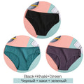 FINETOO Women&#39;s Cotton Panties 3Pcs Soft Striped Women Underpants Solid Girls Briefs Sexy Female Lingerie M-XL Comfort Underwear