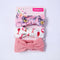 3Pcs/set Baby Headband Floral Solid Color Dot Printed Pink Bows Newborn Baby Girl Headband Hair Accessories Girls Turban