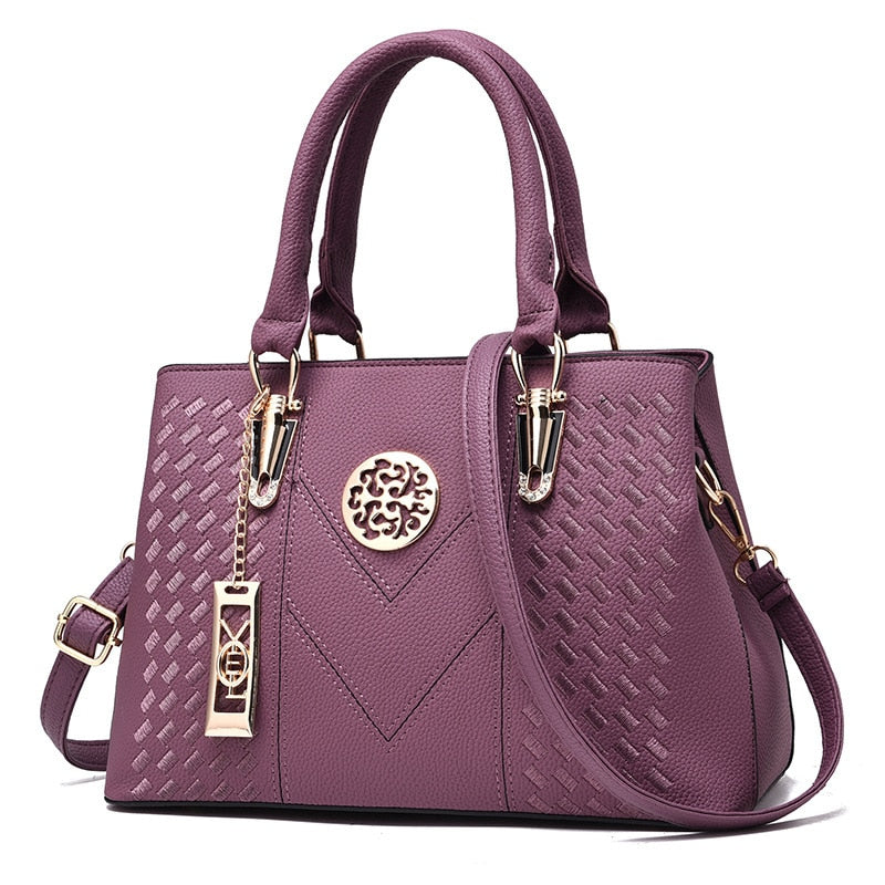 Newposs Famous Designer Brand Bags Women Leather Handbags 2022 Luxury Ladies Hand Bags Purse Fashion Shoulder Bags