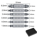 4/5/6 PCS Damaged Screw Extractor Drill Bit Set Stripped Easily Take Out Broken Screw Bolt Remover Extractor Demolition Tools